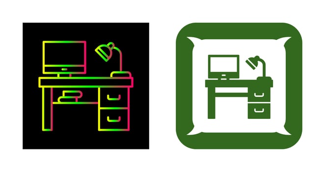 Desk Vector Icon
