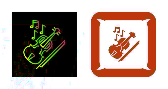 Violin Vector Icon