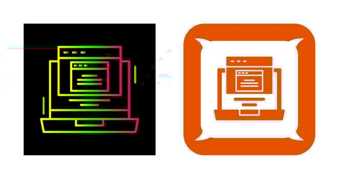 Pop Up Vector Icon