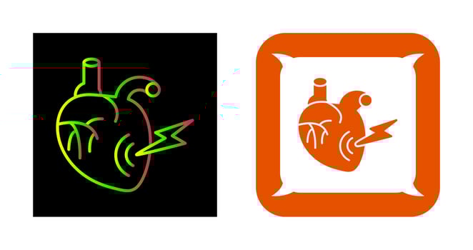 Heart Attack Vector Icon