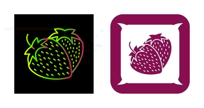 Strawberry Vector Icon