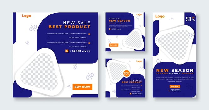 Special Sale Social Media Post for Online Marketing Promotion Banner, Story and Web Internet Ads Flyer vector