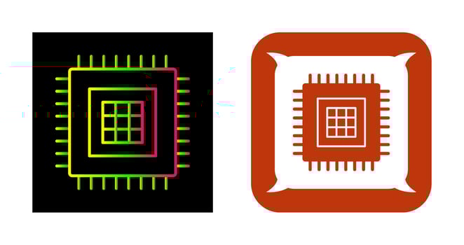 Processor Vector Icon