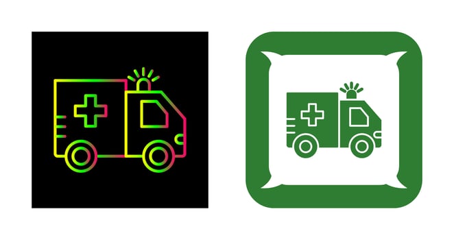 Ambulance Vector Icon