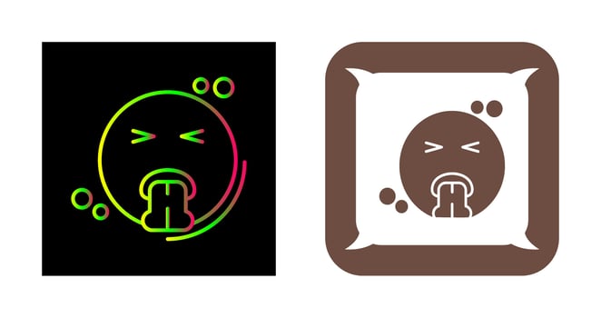 Vomit Vector Icon