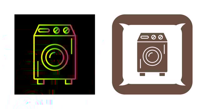 Washing Machine Vector Icon