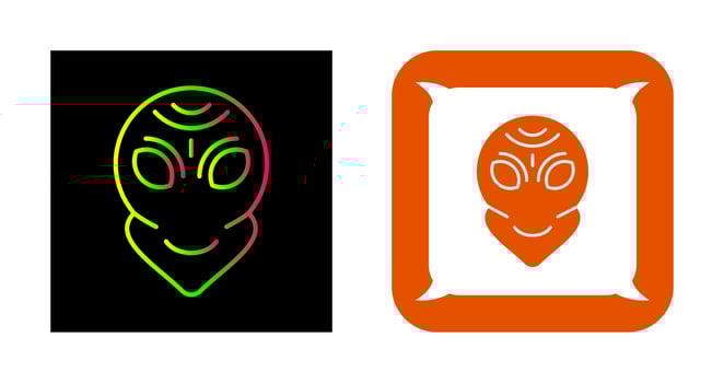 Alien Vector Icon