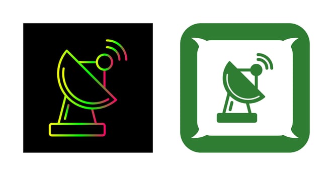 Radar Vector Icon