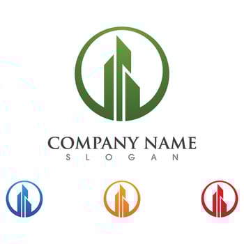 Property and Construction Logo design vector