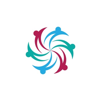 Community, network and social icon vector