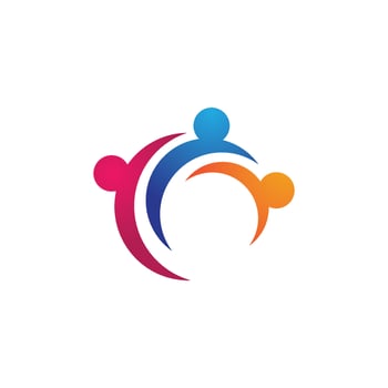 Community, network and social icon vector