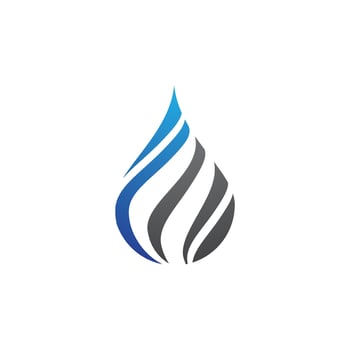 water drop Logo Template vector