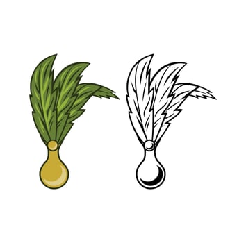 Cannabis Oil Design Illustration vector