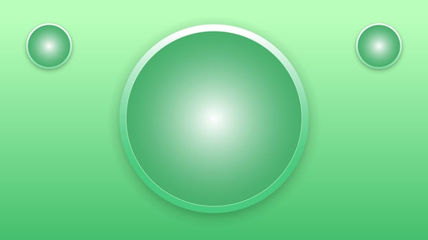 3D background geometric light dark green white abstract modern deep circle portal hole gradient vector