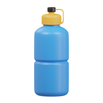 Water Bottle icon 3d render illustration png