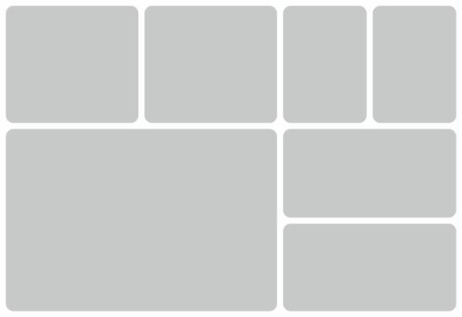 Pictures or photos frame collage vector