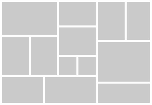 Pictures or photos frame collage vector