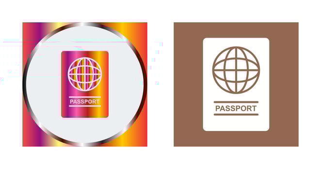 Passport Vector Icon