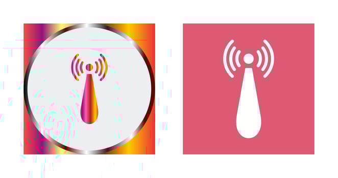Non Ionizing Radiation Vector Icon