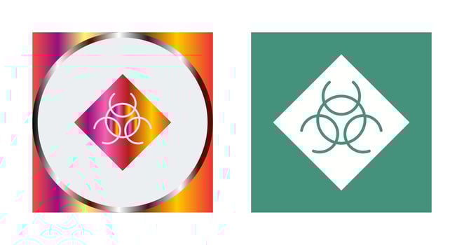 Biological Hazard Vector Icon