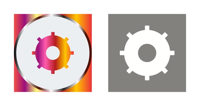 Unique Settings Vector Icon