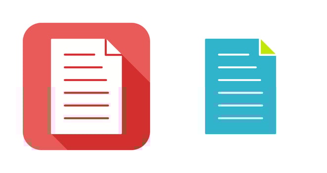 Unique Document Vector Icon