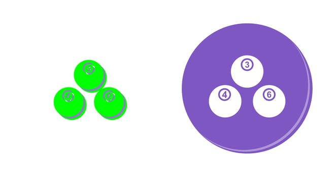 Unique Snooker Balls Vector Icon