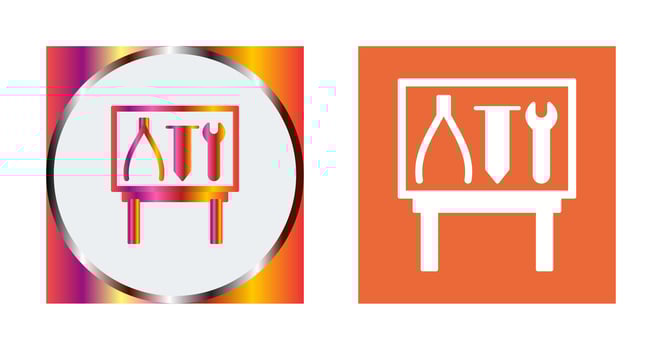 Tools Exhibit Vector Icon