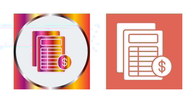 Invoice Vector Icon