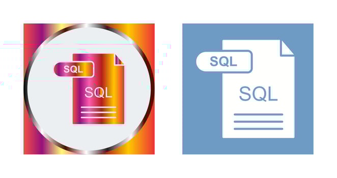 SQL Vector Icon