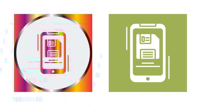 Backup File Vector Icon