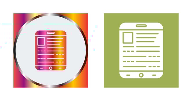 Ebook Vector Icon