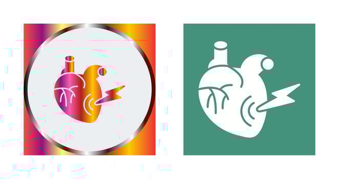 Heart Attack Vector Icon