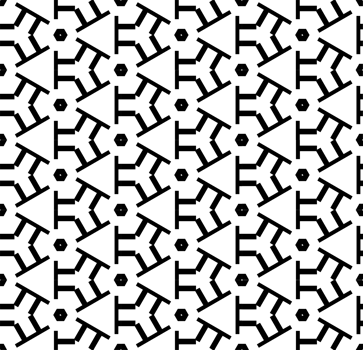 Black seamless abstract pattern. Overlay for background and backdrop. Ornamental design. PNG graphic illustration with transparent background.