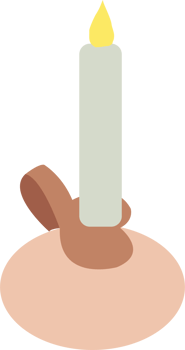 vintage candle element png