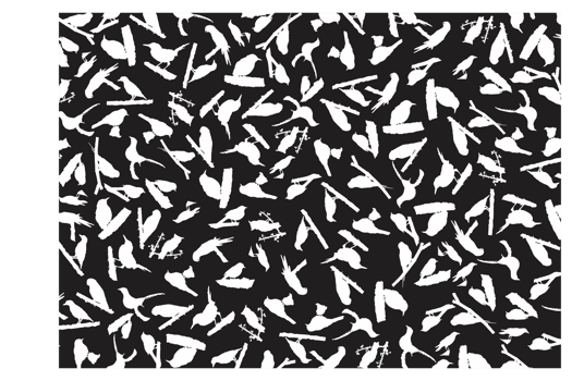 Bird Silhouette Pattern Background png