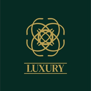 Mandala Geometric ornament logo Elegant premium icon vector design