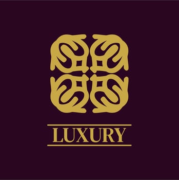 Mandala Geometric ornament logo Elegant premium icon vector design