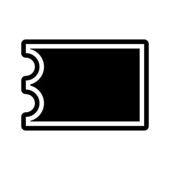 Ticket Icon Vector. Flat design style eps 10 vector