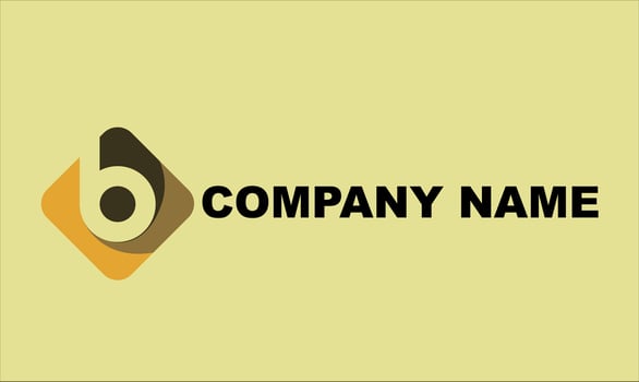 simple letter B logo illustration vector
