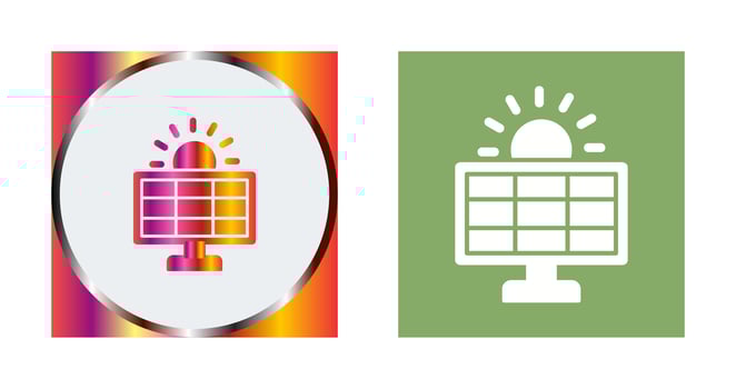 Solar System Vector Icon