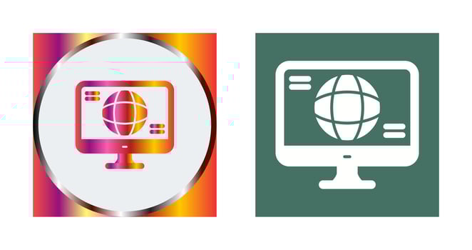 Monitor Vector Icon