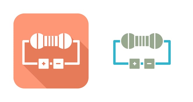 Resistor Vector Icon