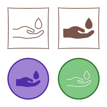Hands Airdrop Vector Icon