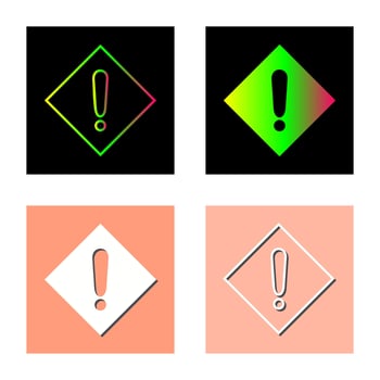 Caution Sign Vector Icon