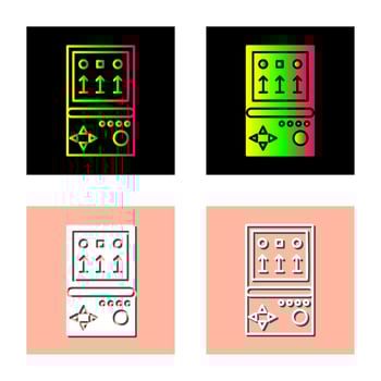 Unique Brick Game Vector Icon