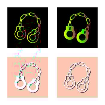 Handcuff Vector Icon