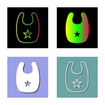 Bib Vector Icon