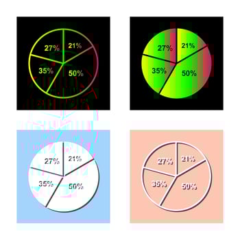 Pie Chart Vector Icon