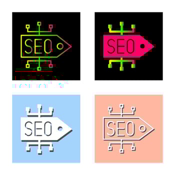 SEO Tag Vector Icon